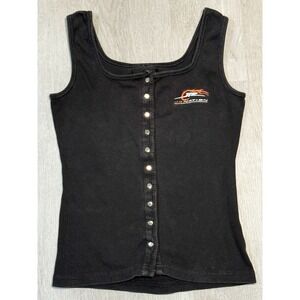 Dale Earnhardt Jr 88 Tank Top Womens Size S Black NASCAR Racing Chase Hendrick